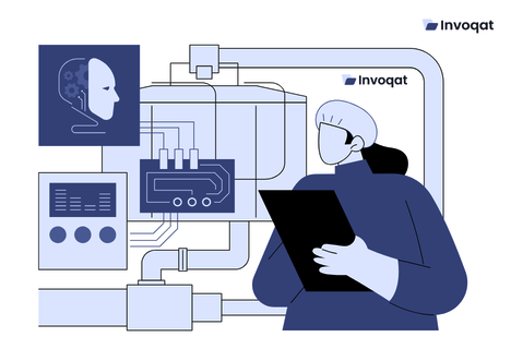 Illustration of predictive maintenance GCC using IoT sensors, AI analytics, and real-time monitoring to prevent equipment failure.