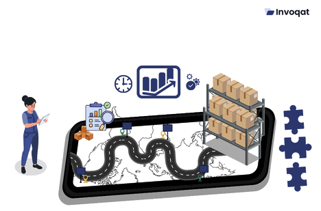 Warehouse staff performing cycle counting inventory using digital tablet to maintain stock accuracy without annual stock take disruption.